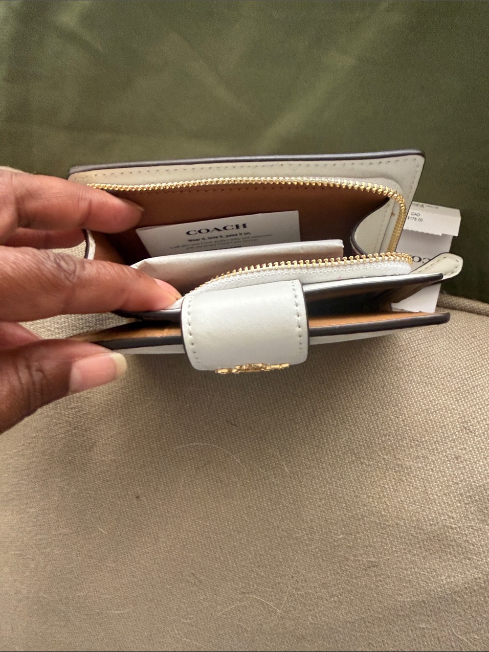 Coach Chalk Signature Tatum Tote with Matching Wallet, Journal and Wristlet - Picture 14 of 17